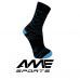 MEIA 22 SKY PRETO COM RISCO AZUL TAM 38 A 43 - AME SPORTS