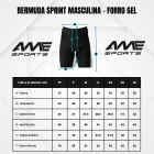 BERMUDA SPRINT FORRO GEL - AME SPORTS